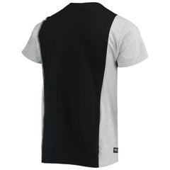 Los Angeles Rams Refried Apparel Sustainable Split T-Shirt Black/Heathered Gray