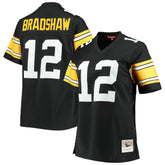 NFL Terry Bradshaw Pittsburgh Steelers Women's Legacy Replica Player Jersey - Black outlet