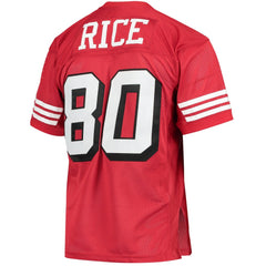 NFL Jerry Rice San Francisco 49ers 1994 Authentic Throwback Retired Player Jersey - Scarlet outlet