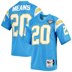 NFL Natrone Means Los Angeles Chargers 1994 Authentic Throwback Retired Player Jersey - Powder Blue for sale