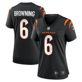 NFL Jake Browning Cincinnati Bengals Women's Game Jersey - Black