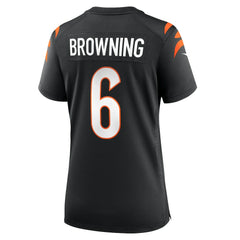 NFL Jake Browning Cincinnati Bengals Women's Game Jersey - Black