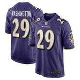 NFL Ar'Darius Washington Baltimore Ravens Player Game Jersey - Purple