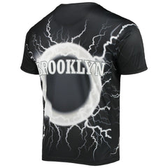 Brooklyn Nets FISLL Tornado Bolt T-Shirt Black