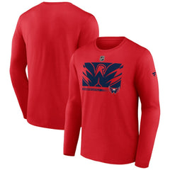NHL Washington Capitals Fanatics Authentic Pro Core Collection Secondary Long Sleeve T-Shirt - Red