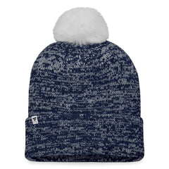 Boston Red Sox Fanatics Women's Iconic Cuffed Knit Hat with Pom - Navy/White Hats
