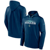 NHL Seattle Kraken Fanatics Authentic Pro Rink Pullover Hoodie - Deep Sea Blue