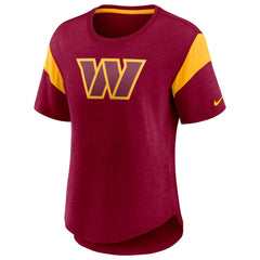 Washington Commanders Women's Primary Logo Fashion Top Burgundy