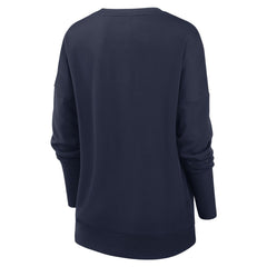 Tennessee Titans Women's Rewind Playback Icon Performance Pullover Sweatshirt Navy