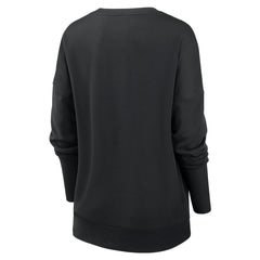 Minnesota Vikings Women's Rewind Playback Icon Performance Pullover Sweatshirt Black