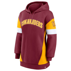 Washington Commanders Women's Lock It Down Pullover Hoodie Burgundy/Gold
