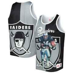 Bo Jackson Las Vegas Raiders Retired Player Graphic Tank Top Black/Silver