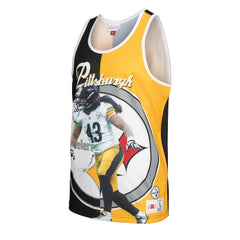 Troy Polamalu Pittsburgh Steelers Retired Player Graphic Tank Top Black/Gold