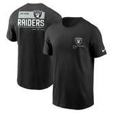 Las Vegas Raiders Team Incline T-Shirt Black