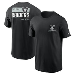 Las Vegas Raiders Team Incline T-Shirt Black