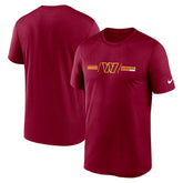 Washington Commanders Horizontal Lockup Legend T-Shirt Burgundy