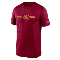 Washington Commanders Horizontal Lockup Legend T-Shirt Burgundy