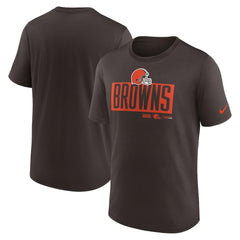 Cleveland Browns Exceed Performance T-Shirt Brown
