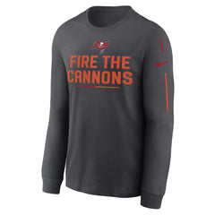 Tampa Bay Buccaneers Team Slogan Long Sleeve T-Shirt Anthracite