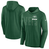 New York Jets Lightweight Performance Hooded Long Sleeve T-Shirt Green