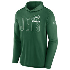 New York Jets Lightweight Performance Hooded Long Sleeve T-Shirt Green