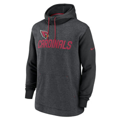 Arizona Cardinals Surrey Legacy Pullover Hoodie Heathered Charcoal/Black