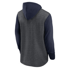 Tennessee Titans Surrey Legacy Pullover Hoodie Heathered Charcoal/Navy