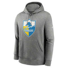 Los Angeles Chargers Rewind Club Fleece Pullover Hoodie Heathered Gray
