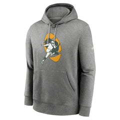 Green Bay Packers Rewind Club Fleece Pullover Hoodie Heathered Gray