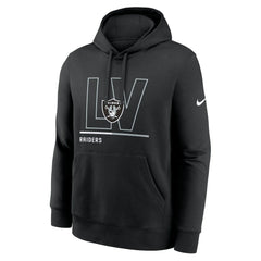 Las Vegas Raiders City Code Club Fleece Pullover Hoodie Black