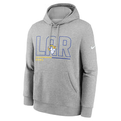 Los Angeles Rams City Code Club Fleece Pullover Hoodie Heathered Gray