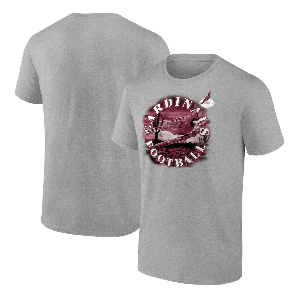 Arizona Cardinals Big & Tall Sporting Chance T-Shirt Heathered Gray