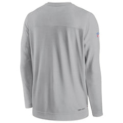 Cleveland Browns Sideline Lockup Performance Pullover Sweatshirt Gray