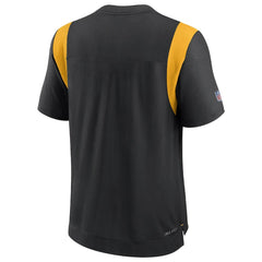 Pittsburgh Steelers Sideline Tonal Logo Performance Player T-Shirt Black