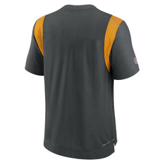 Washington Commanders Sideline Tonal Logo Performance Player T-Shirt Charcoal