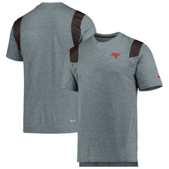 Tampa Bay Buccaneers Sideline Tonal Logo Performance Player T-Shirt Pewter
