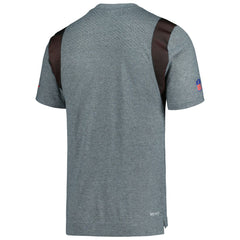 Tampa Bay Buccaneers Sideline Tonal Logo Performance Player T-Shirt Pewter