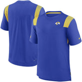 Los Angeles Rams Sideline Tonal Logo Performance Player T-Shirt Royal