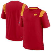Kansas City Chiefs Sideline Tonal Logo Performance Player T-Shirt Red