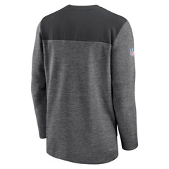 Arizona Cardinals Sideline Lockup Performance Quarter-Zip Top Charcoal