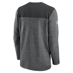Baltimore Ravens Sideline Lockup Performance Quarter-Zip Top Charcoal