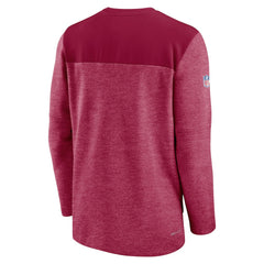 Washington Commanders Sideline Lockup Performance Quarter-Zip Top Burgundy