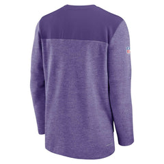 Minnesota Vikings Sideline Lockup Performance Quarter-Zip Top Purple