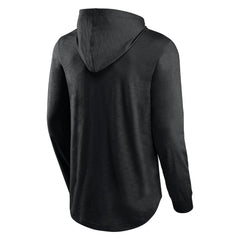 Las Vegas Raiders Front Runner Long Sleeve Hooded T-Shirt Black