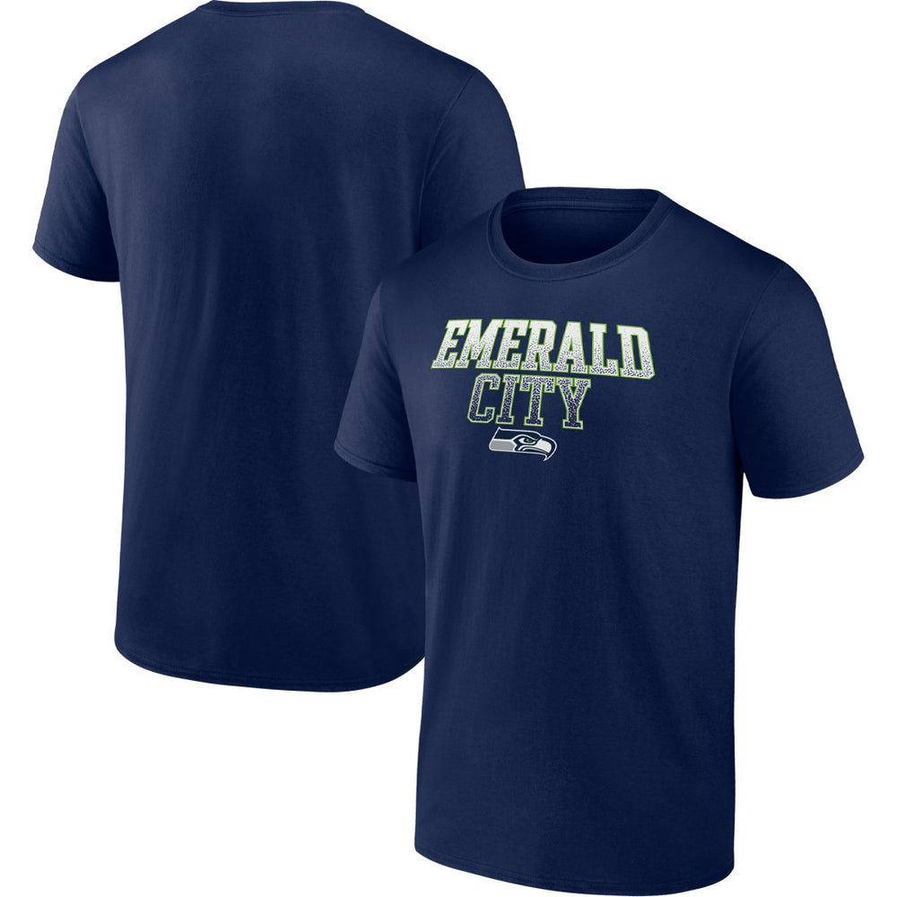 Seattle Seahawks Heavy Hitter T-Shirt College Navy