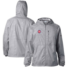 Detroit Pistons Camo Flash Forward Full-Zip Windbreaker Jacket Gray