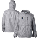 Dallas Mavericks Camo Flash Forward Full-Zip Windbreaker Jacket Gray