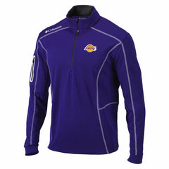 Los Angeles Lakers Shotgun Quarter-Zip Pullover Jacket Purple