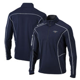 New Orleans Pelicans Team Shotgun Quarter-Zip Pullover Jacket Navy