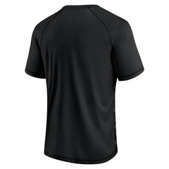 Cleveland Browns Blackout Hail Mary Raglan T-Shirt